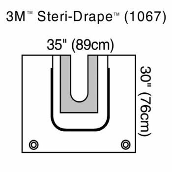 3m - 70200566787 - Steri Drape 1067(89x76cm) Cjx5und