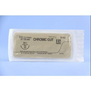J&j - G182t - Catgut Cromado 3 0(Sh1)70cm G182t