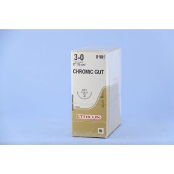 J&j - 810t - Catgut Cromado 3 0(Ct1)70cm 810t