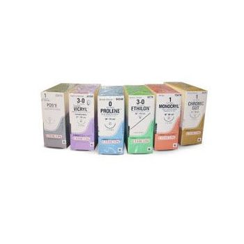 J&j - 811t - Catgut Cromado 2 0(Ct1)70cm 811t