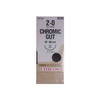J&j - 923t - Catgut Cromado 2 0(Ct1)90cm 923t