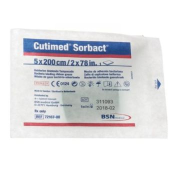 Bsn - 7216707 - Cutimed Sorbact Mecha 5x200 Venda Gasa