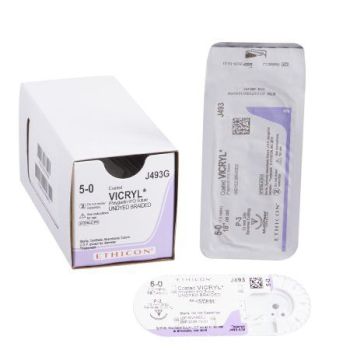J&j - Jp493g - Vicryl 5 0(P3p)45cm Jp493g