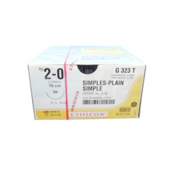 J&j - G323t - Catgut Simple 2 0(Sh)70cm G323t