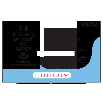 J&j - 8704t - Prolene 7 0 (2cc) 60cm M8704t