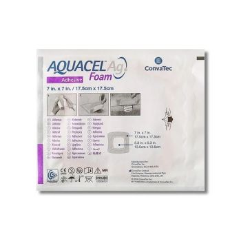 Convatec - 420629 - Aquacel Foam Ag Adh 21x21(Cjx5)420629