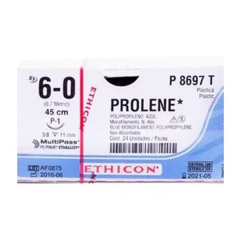 J&j - P8697t - Prolene 6 0(P1p)45cm P8697t