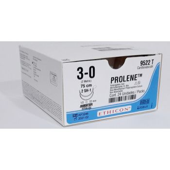 J&j - 9522t - Prolene 3 0(2sh)75cm 9522t