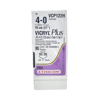 J&j - Vcp122h - Vicryl 4-0 Plus (Sc-20) 70cm Vcp122h