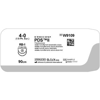 J&j - W9109h - Pds Ii Vlt 4 0 90cm Rb1(2) W9109h